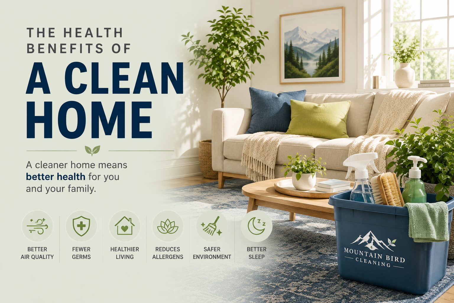 Health benefits of a clean home