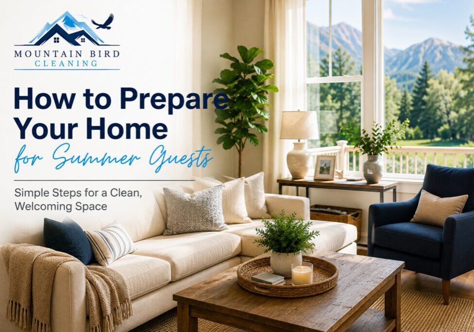 Guest-ready home prepared for summer guests with a bright, welcoming living room