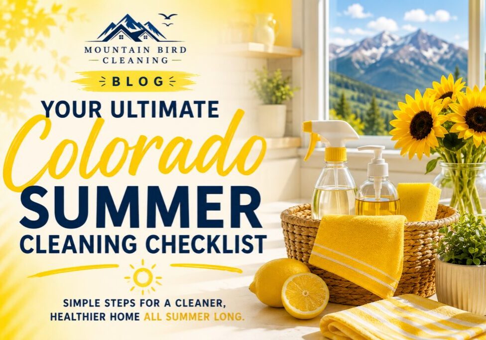 summer home cleaning tips Colorado